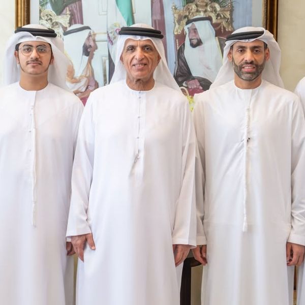 مع سمو الشيخ سعود بن صقر القاسمي